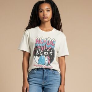 AC/DC Highway to Hell Tour Graphic Band Tee Shirt Medium